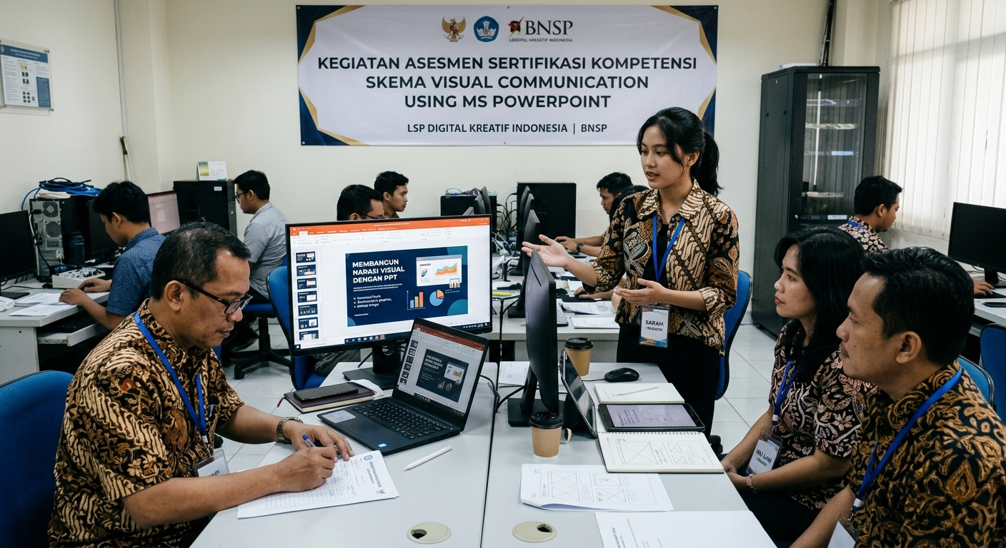 Sertifikasi Kompetensi Visual Communication using Ms. PowerPoint